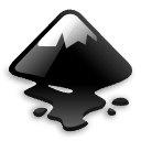 Emblème du logiciel de dessin vectoriel Inkscape